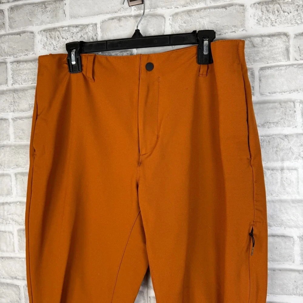 The North Face Mens NF0A5J7Z Climbing Hiking Project Pants Rust Orange 34 x 32
